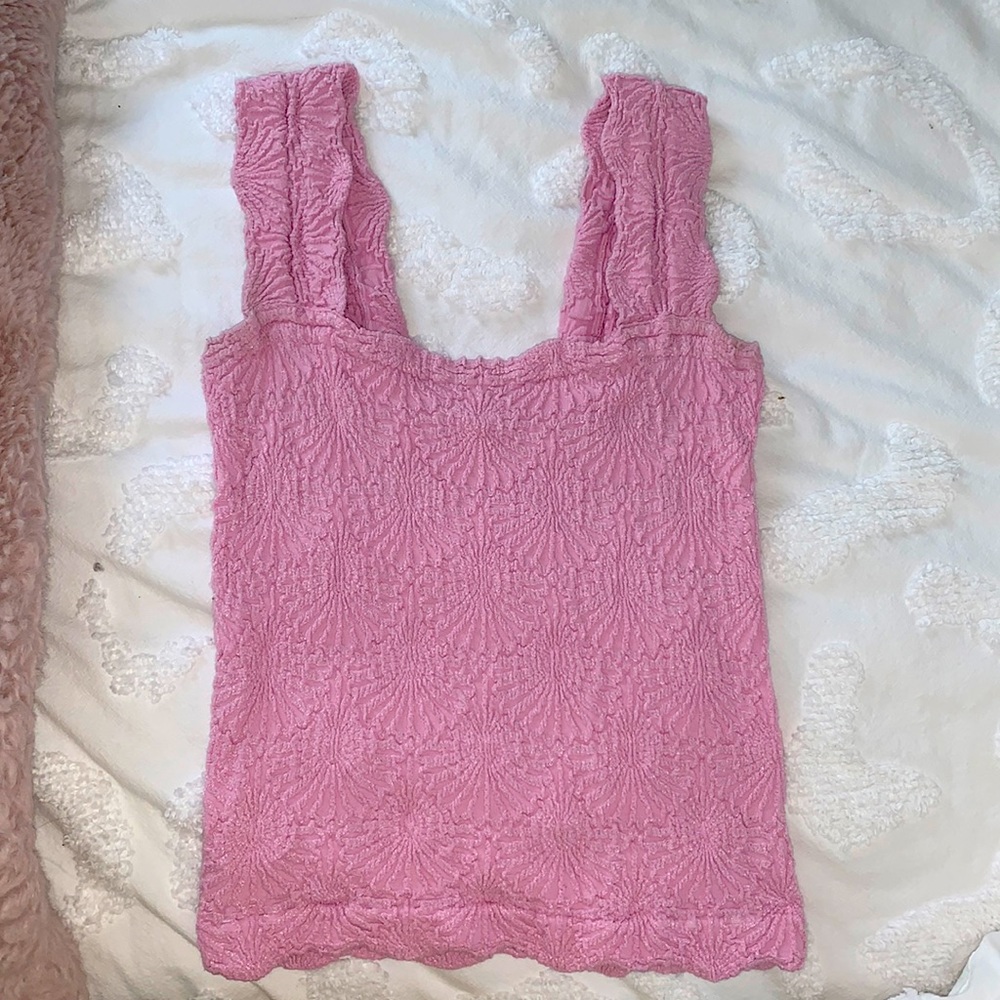 Free People Love Letter Cami (Flower Trail)